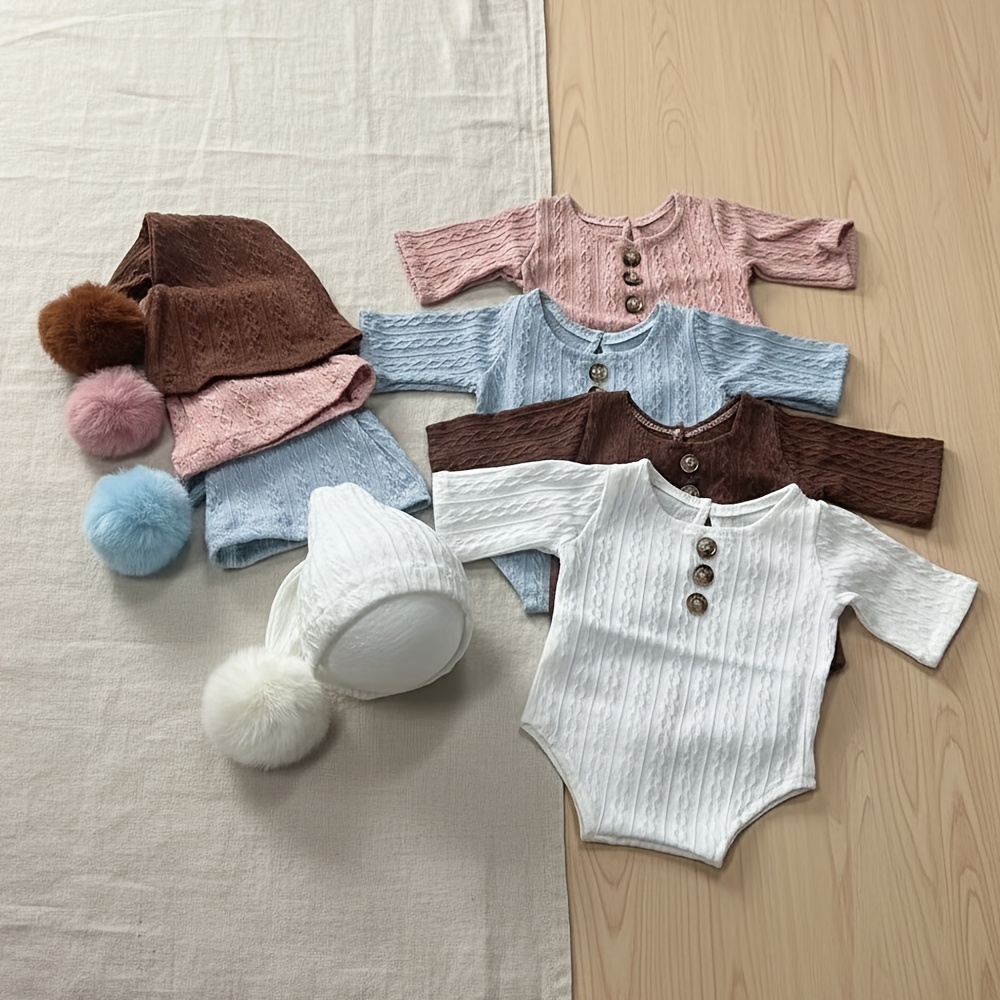 Infant Photography Props Outfit - Реквизит для фотосъемки новорожденных, комбинезон с