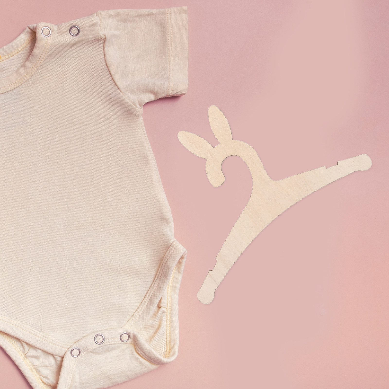 Baby Clothes - Деревянные вешалки для детской одежды, набор