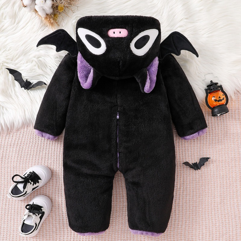 Черно-фиолетовый комбинезон-ро – обзор и цена Cotton Baby Onesies Zipper