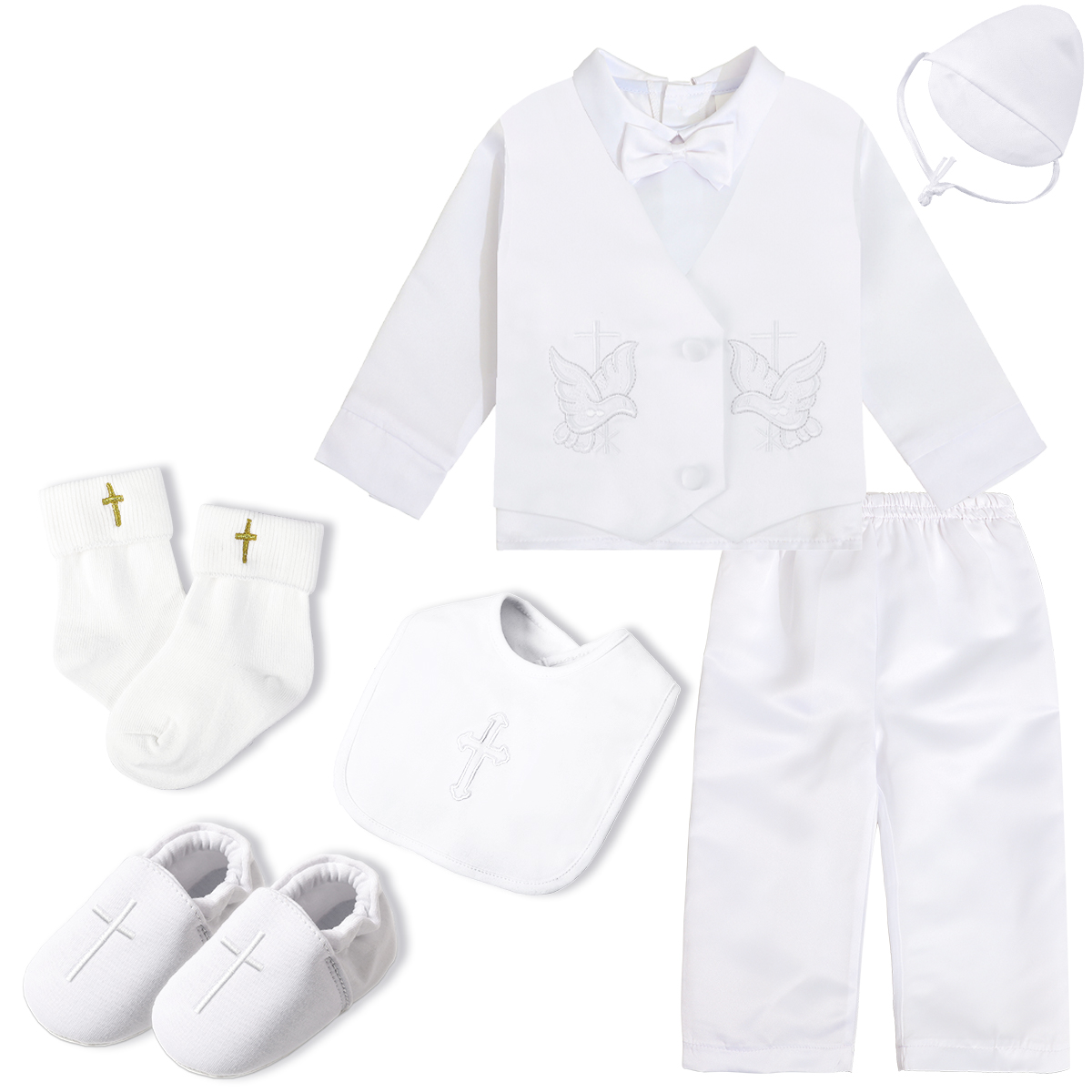 Наряды для мальчиков для креще – обзор и цена Baby Boy Suit Set Baptism