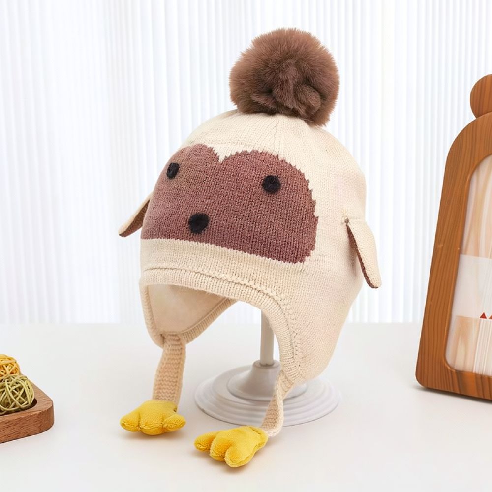 Милая вязаная шапочка с ушками – обзор и цена Infant Beanie Hat With Ears