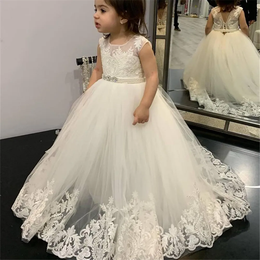 Платья для девочек с кружевом, – обзор и цена Toddler Girl Tulle Party Dress
